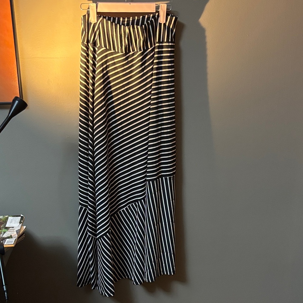 Robert Louis Black and White Maxi Skirt